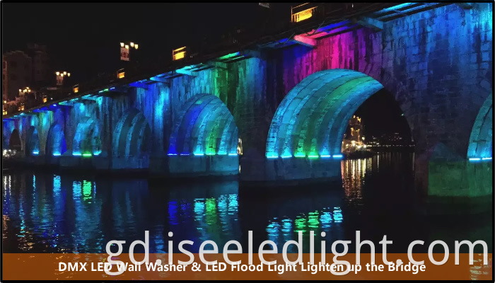 Led Lights Lighten Up The Bridge Hole